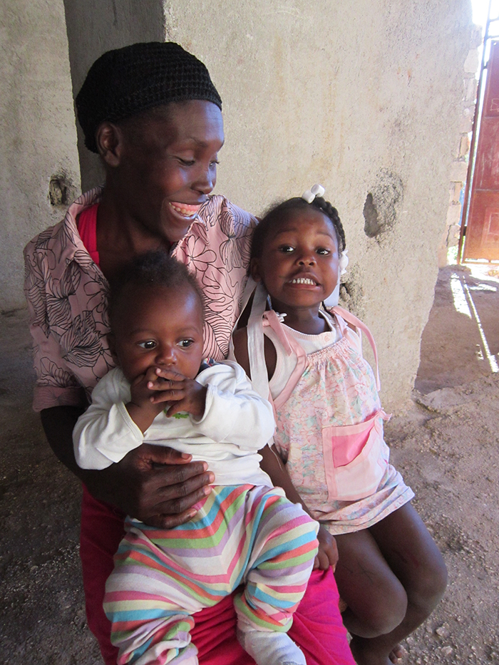 Beraca, Godson & Mom - Haitian Families First