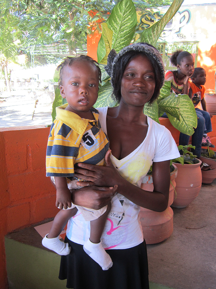 Wilderson and Mom - Haitian Families First