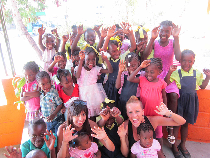 Jamie and Ali in Haiti